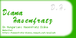 diana hasenfratz business card